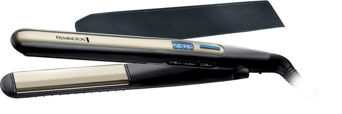 Выпрямитель волос Remington Sleek & Curl S6500 керамическое покрытие черно-бежевый, фото №5