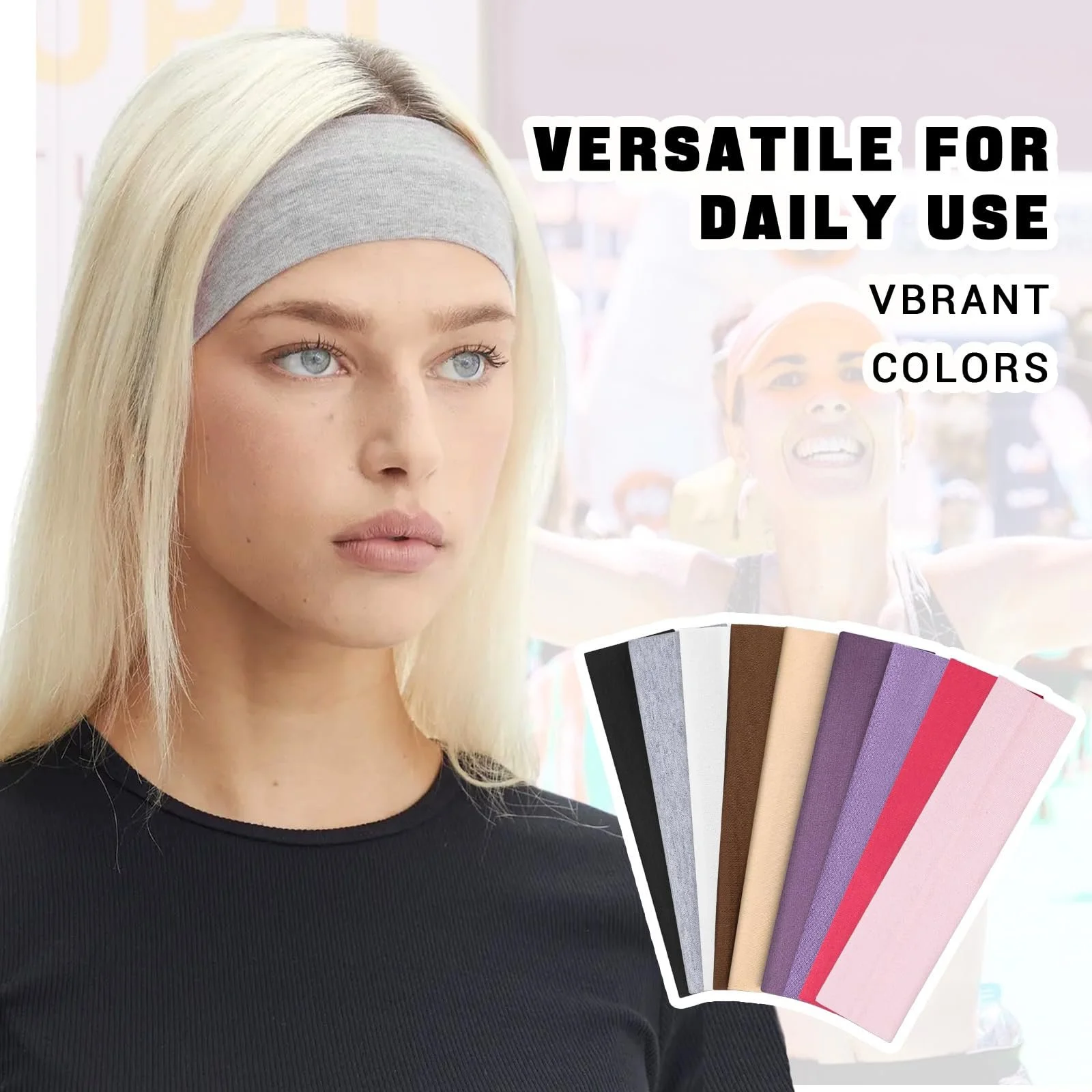 Пов'язка на голову Еластична Спортивна, фото №6