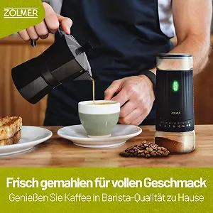 Електрична кавомолка з конічною млинком, USB акумуляторна, 15 рівнів помелу, регульована, для еспресо та спецій, тихий двигун, компактна та проста в чищенні ціна на synthetic.ua - Фото 1 Електрична кавомолка з конічною млинком, USB акумуляторна, 15 рівнів помелу, регульована, для еспресо та спецій, тихий двигун, компактна та проста в чищенні synthetic.ua - Фото 1