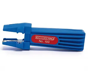 Универсальный инструмент для снятия изоляции WEICON No. 100 0.5–16 мм² 20–6 AWG 4.0–13.0 мм круговой и продольный рез synthetic.ua - Фото 1