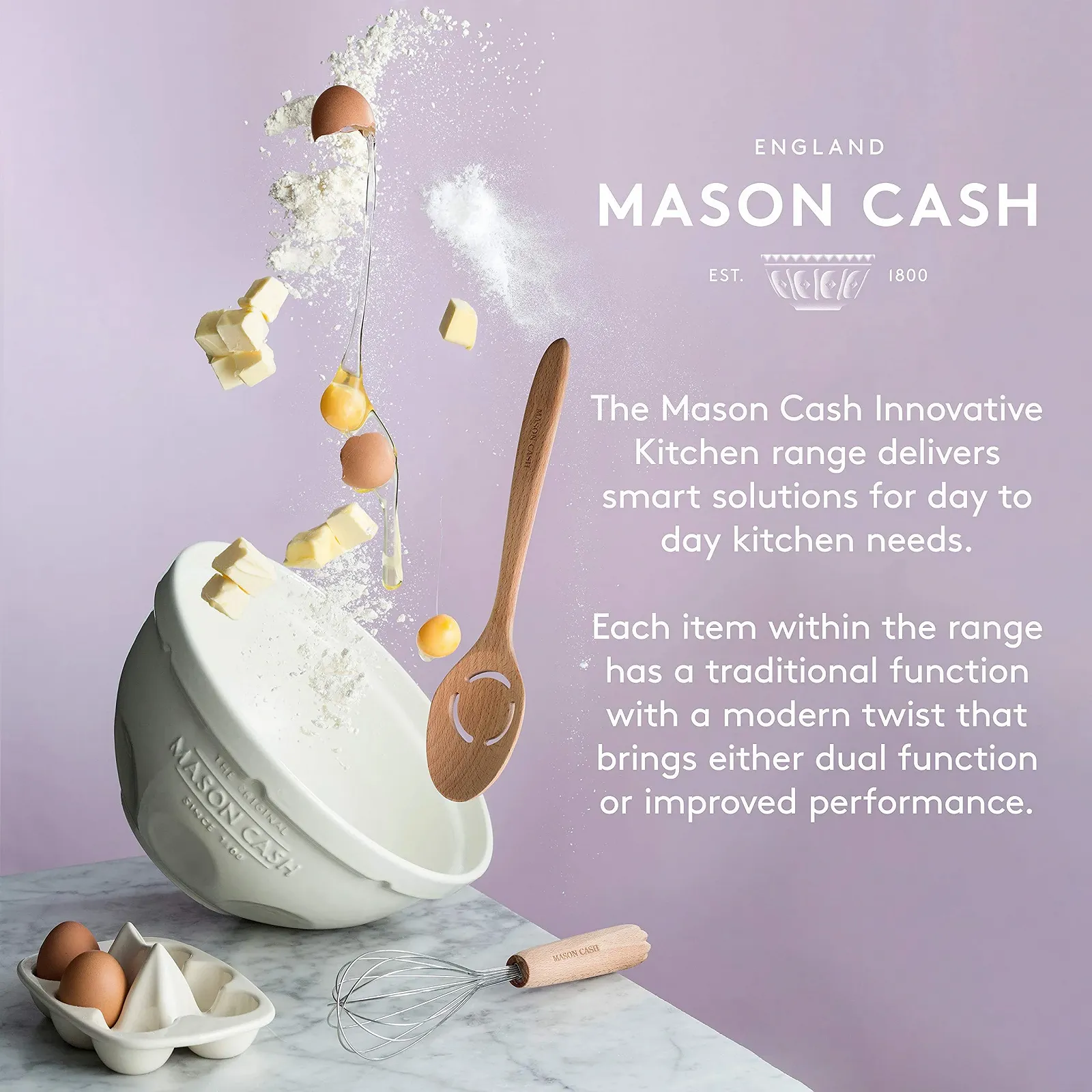 Миска для смешивания Mason Cash Innovative Kitchen Size 12 29 см 5 л Керамика Белый, фото №10 Миска для смешивания Mason Cash Innovative Kitchen Size 12 29 см 5 л Керамика Белый, фото №10