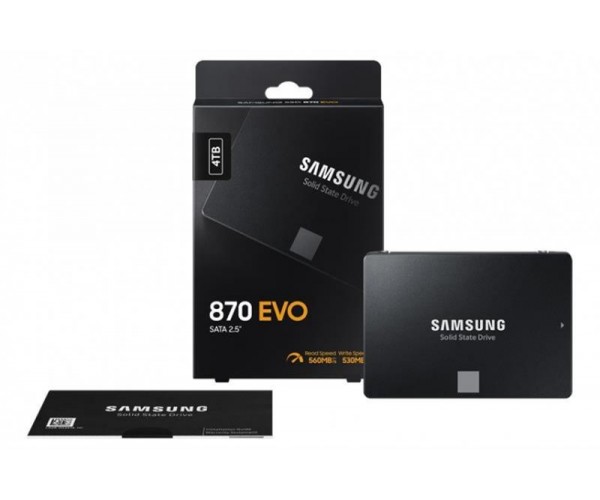 Накопичувач SSD 4TB Samsung 870 EVO 2.5" SATAIII MLC (MZ-77E4T0B/EU), фото №4
