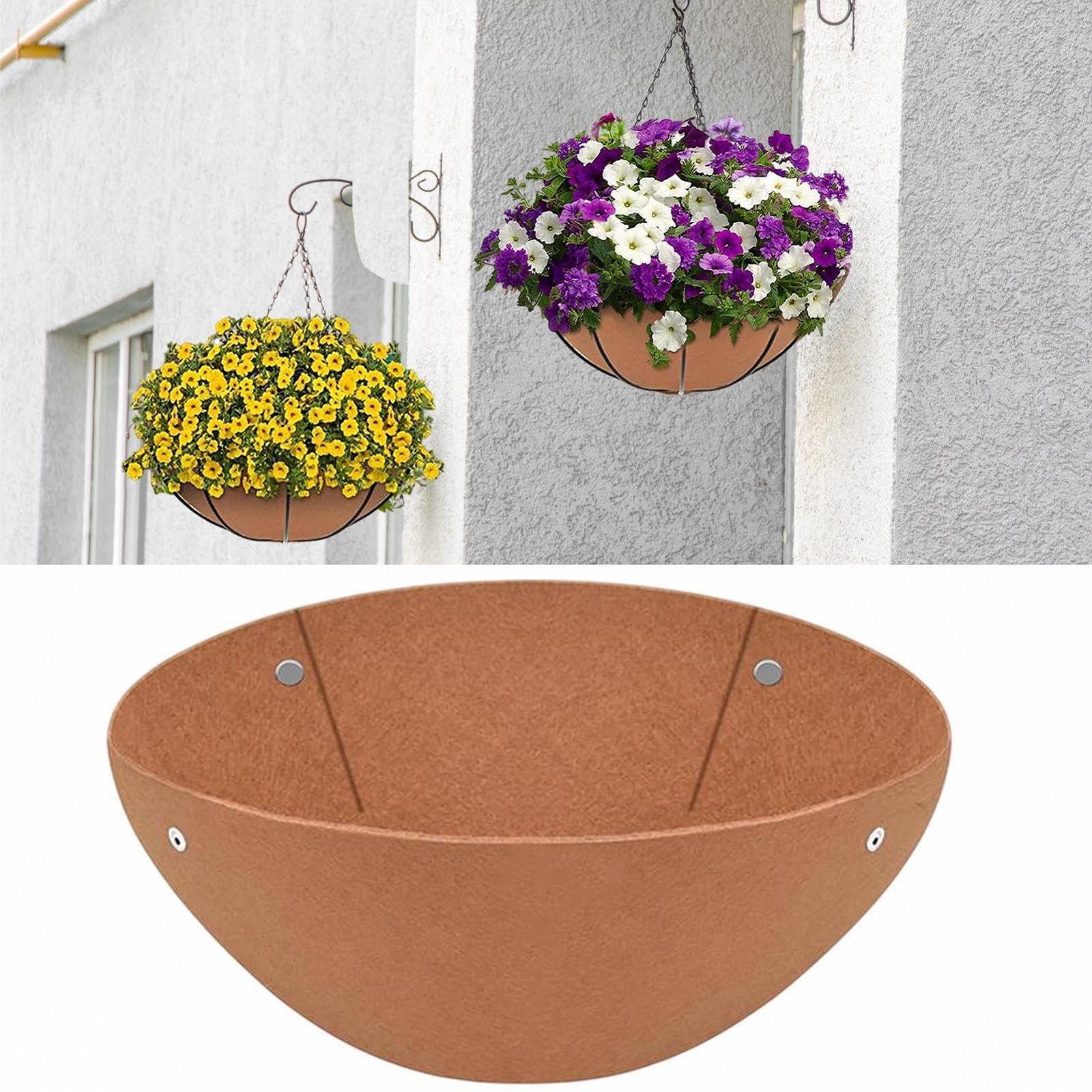 Вкладиші для підвісних кошиків 3 шт Круглі Фетрові Багаторазові, фото №7