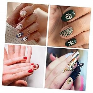 Украшения для ногтей FRCOLOR 96 шт. со сверкающими стразами для украшения ногтей, подходят для свадеб, вечеринок и дизайна ногтей, золотые украшения synthetic.ua - Фото 1