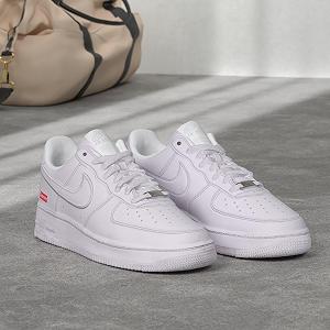 Кроссовки Nike Air Force 1 Low Supreme Mini Box Logo мужские Cu9225 100 белые synthetic.ua - Фото 1