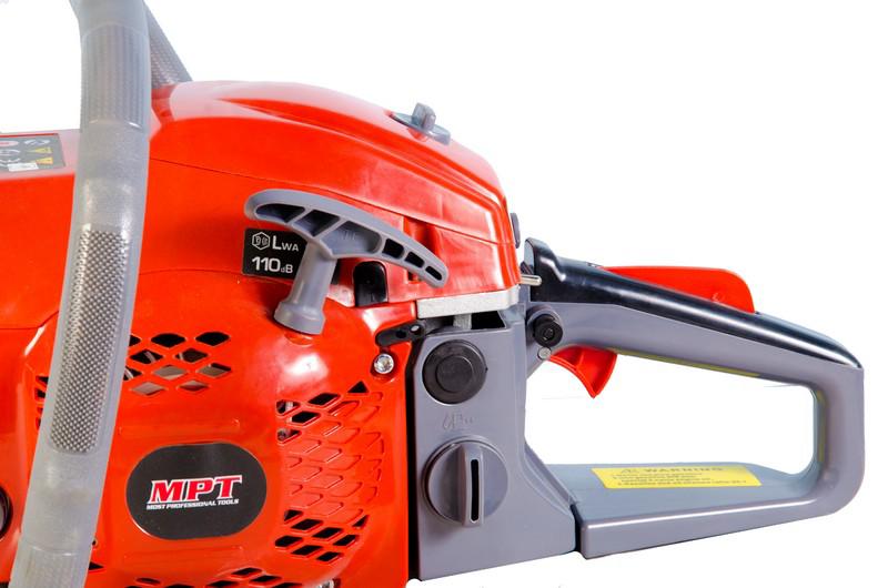Пила ланцюгова бензинова MPT 2200 Вт 58 см³ 550 мм/22" плавний пуск MGS5802-22 Perry, фото №4