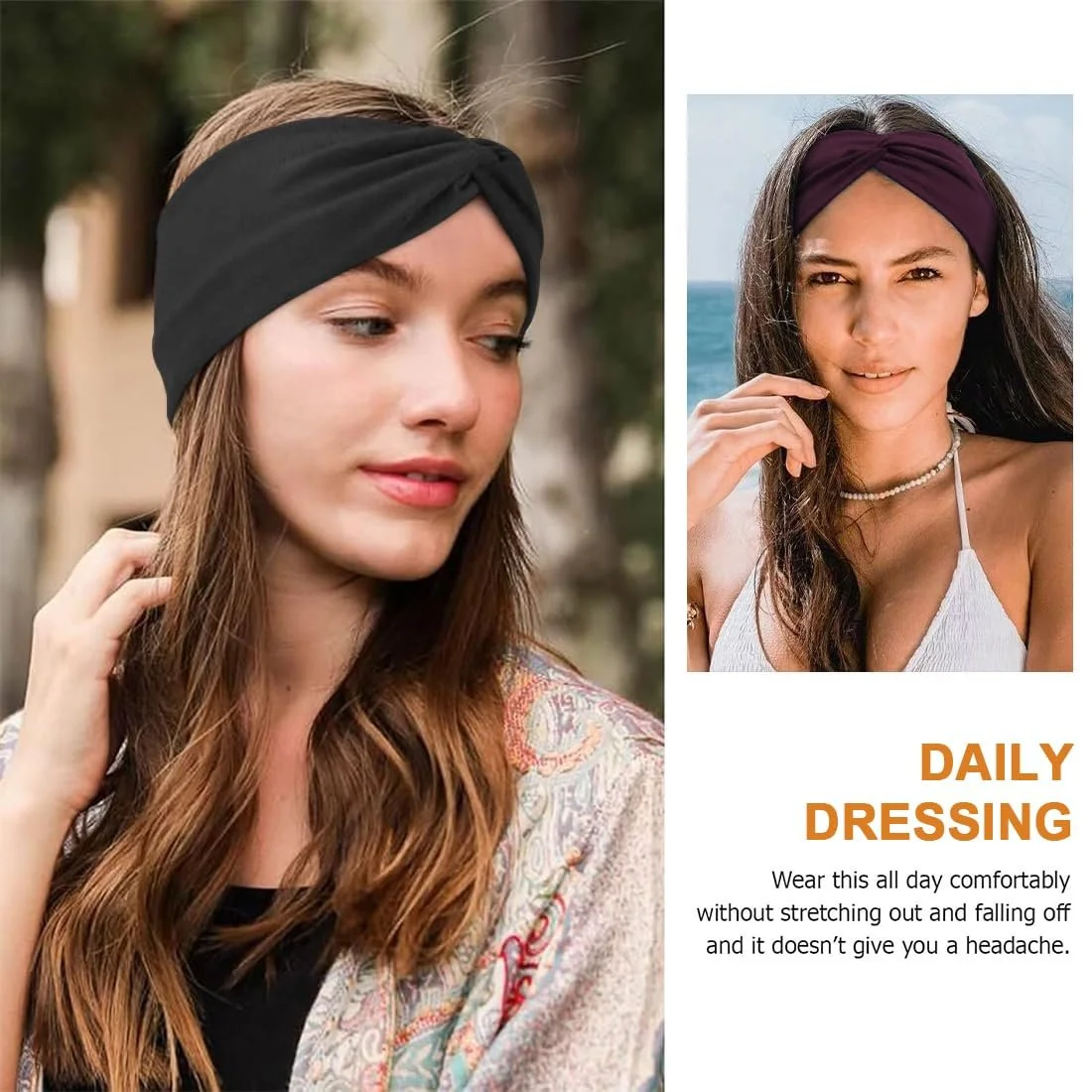 Набір пов'язок для волосся з бантом, фото №4