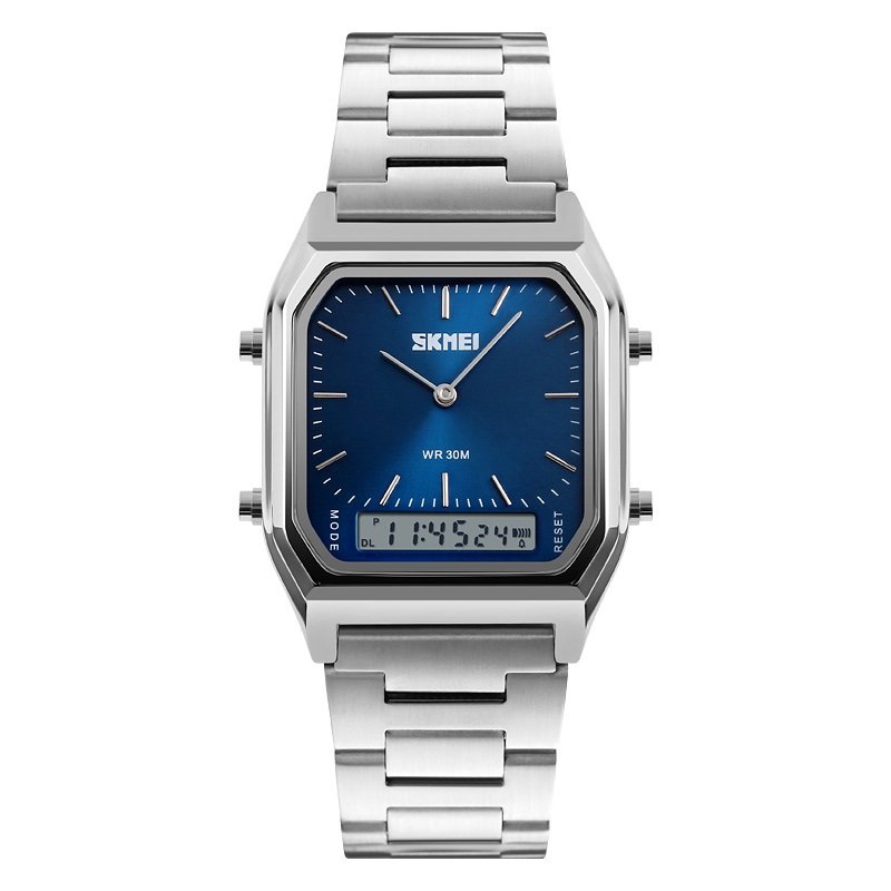 Годинник Skmei 1220SIBU Silver-Blue, фото №1