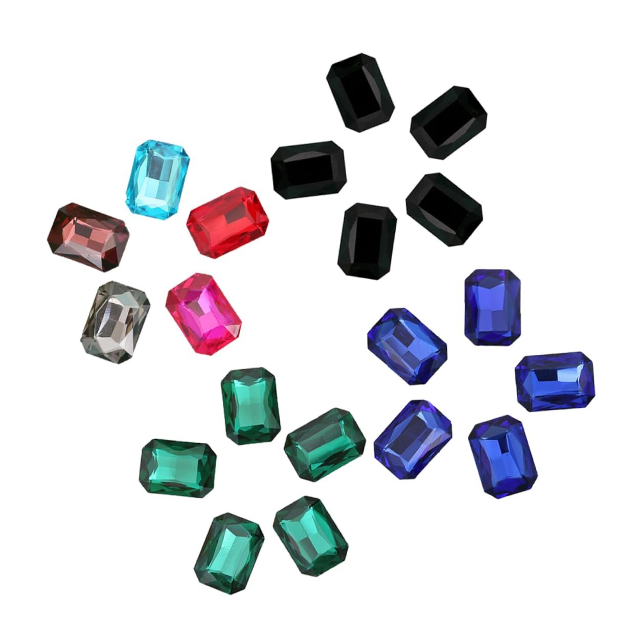 Хрустальные Стразы Healvian Разноцветные Подвески-Коровки 100 шт, фото №7