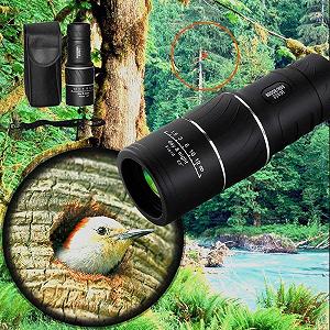 Монокуляр Telescopes Waterproof 16x52 Бінокулярний Оптичний Телескоп для Дорослих Чорний synthetic.ua - Фото 1