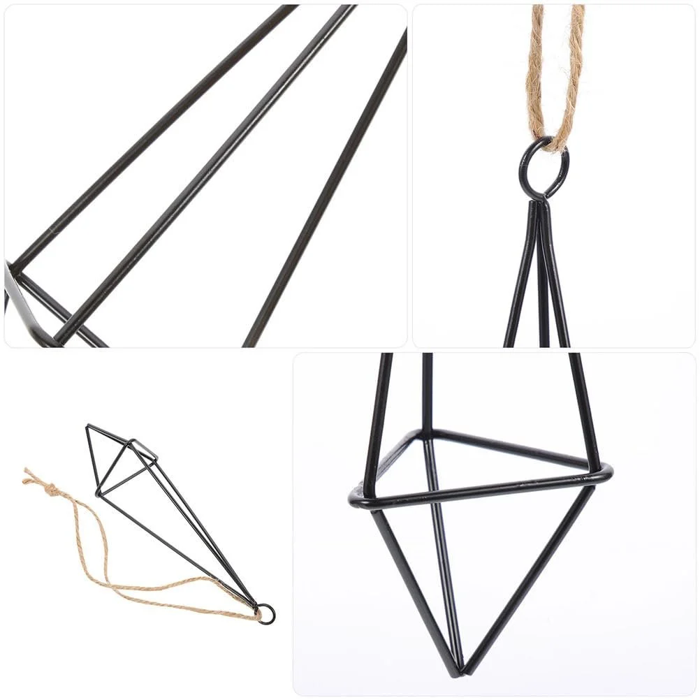 Подвесной металлический держатель для воздушных растений YARNOW геометрический Набор 3 шт., фото №7