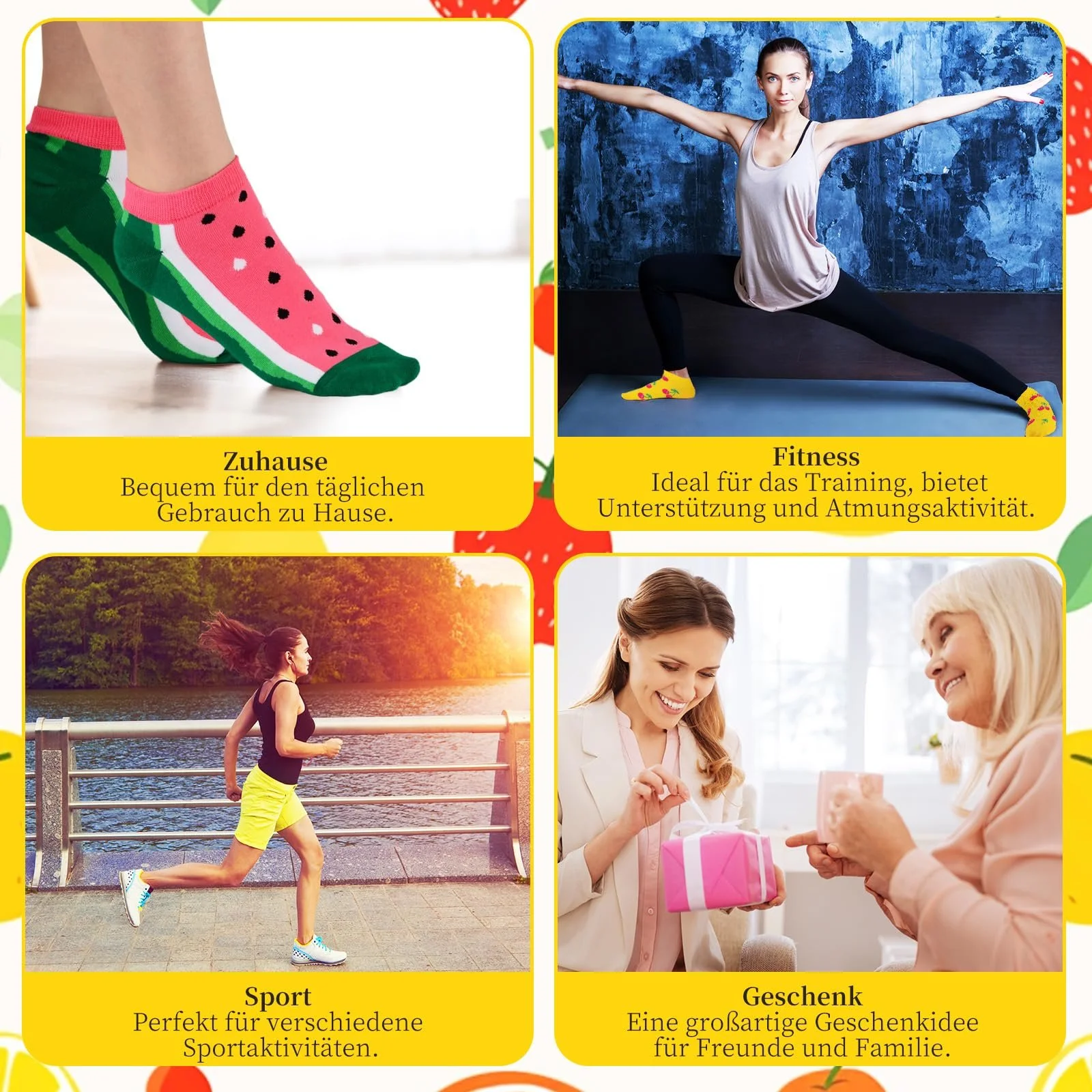 Носки Хлопковые Разноцветные, 37-42, Хлопок, Разноцветные Носки, Короткие, Повседневные, Необычные Забавные, фото №4