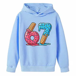 Худи 67 Prints Модель с принтом "67" synthetic.ua - Фото 1