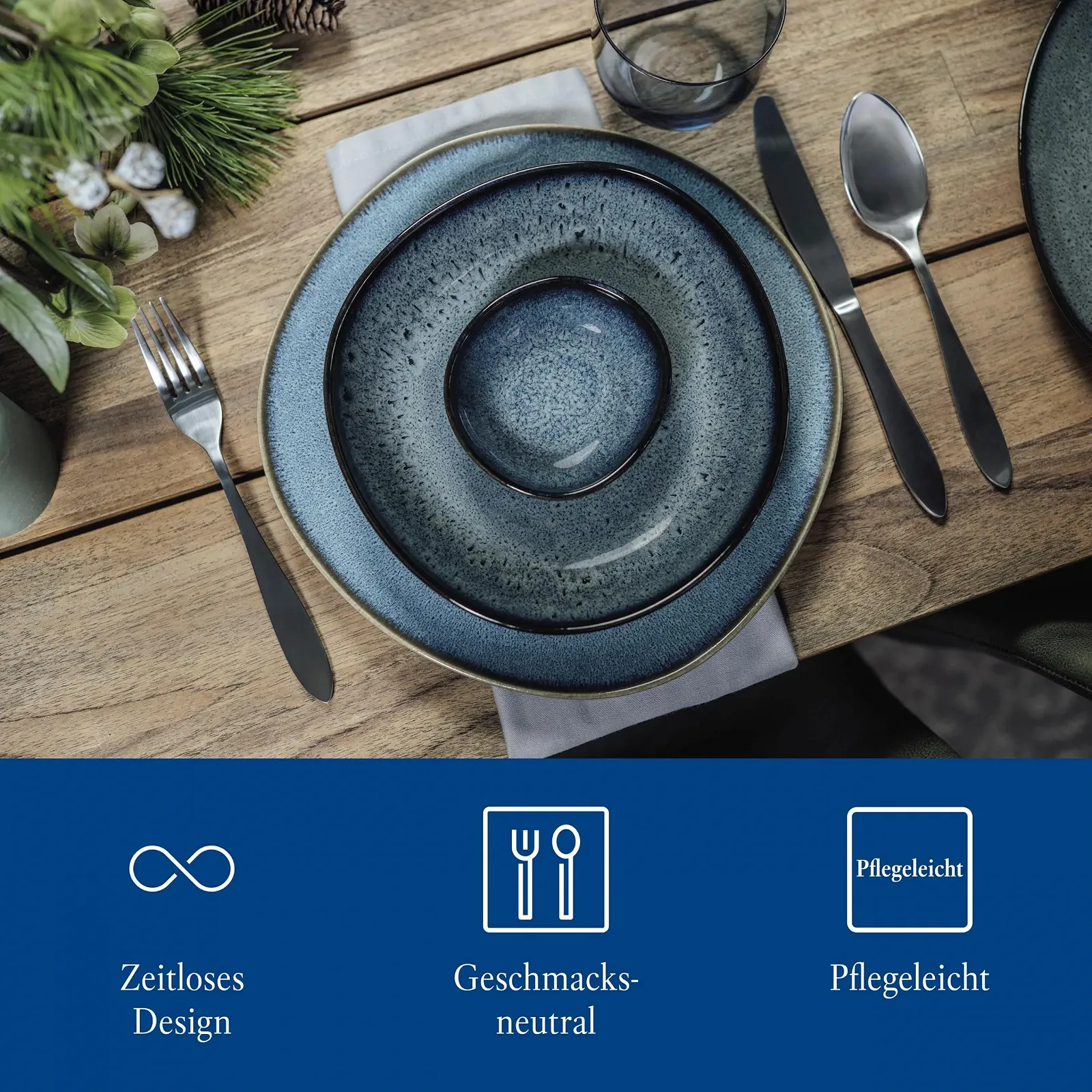 Набір столових приборів Villeroy & Boch Arthur 18/10 нержавіюча сталь, фото №6 Набір столових приборів Villeroy & Boch Arthur 18/10 нержавіюча сталь, фото №6