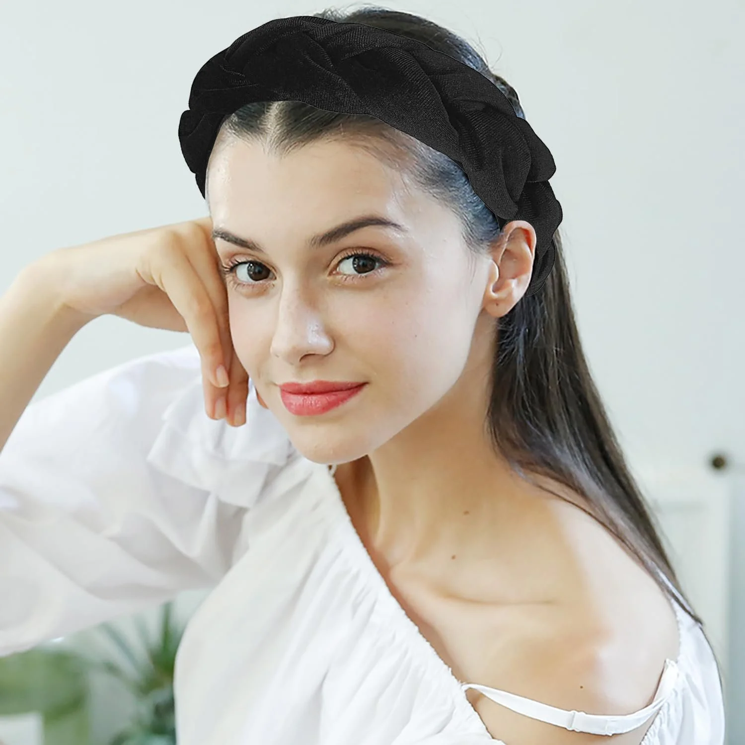 Обруч для волос плетеный для женщин, фото №2 Обруч для волос плетеный для женщин, фото №2