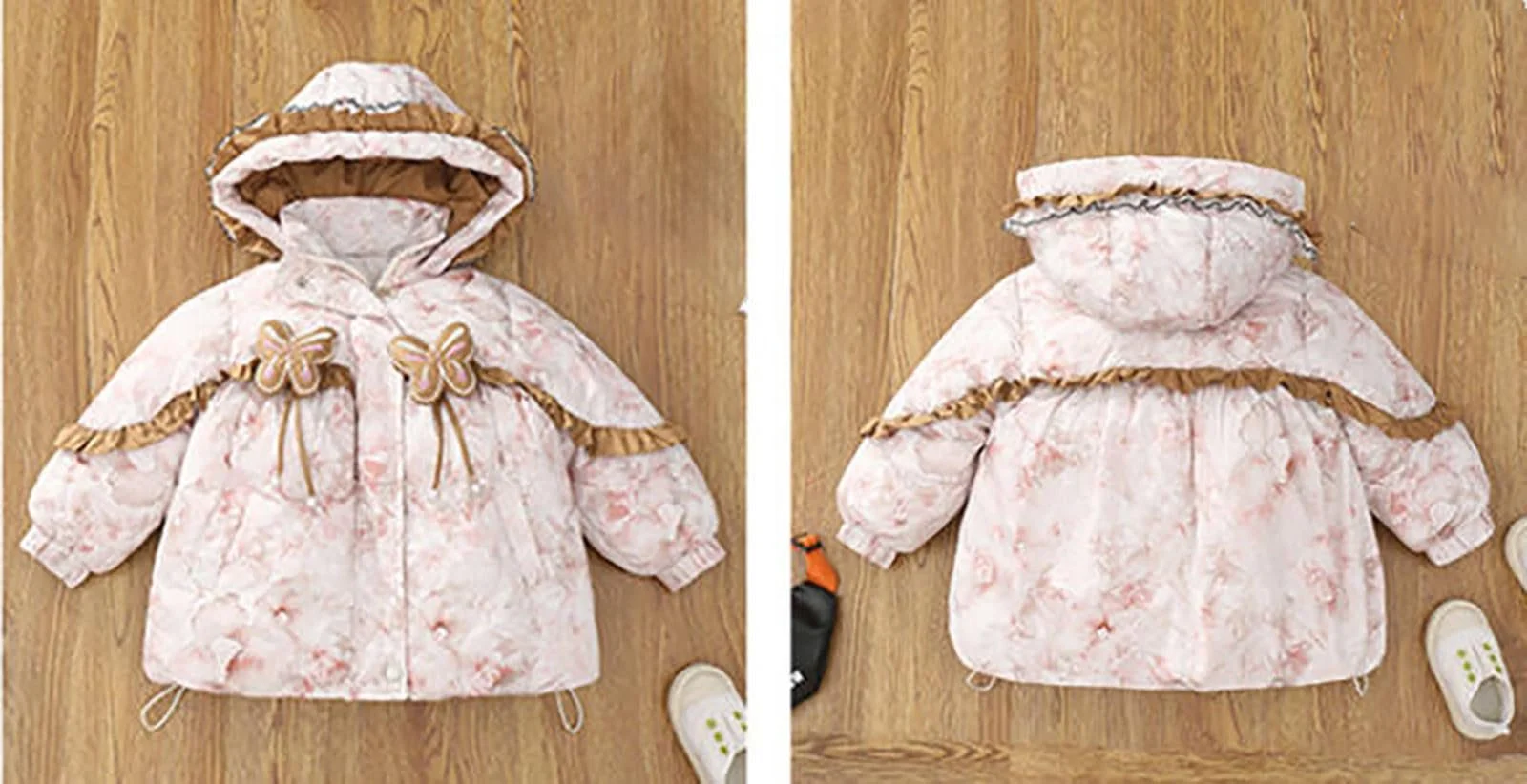 Зимняя куртка для девочек стеганая теплая легкая ветровка переходная легкая пуховая куртка теплое пальто модная детская куртка термопальто лыжная куртка с лацканами, фото №2 Зимняя куртка для девочек стеганая теплая легкая ветровка переходная легкая пуховая куртка теплое пальто модная детская куртка термопальто лыжная куртка с лацканами, фото №2