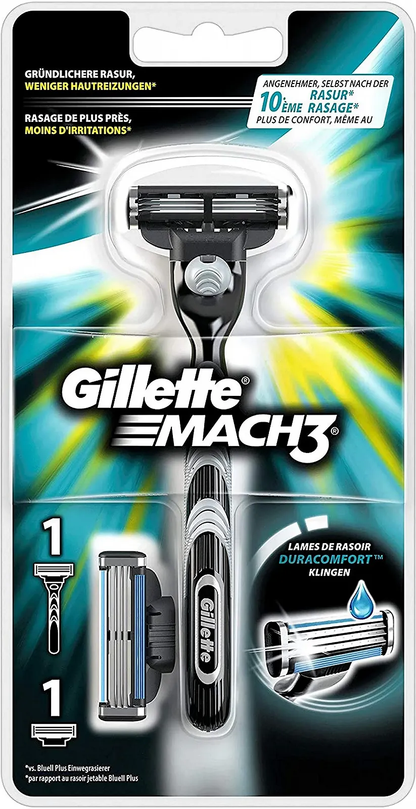 Бритва Gillette Mach3 Double Blade Razor, фото №1