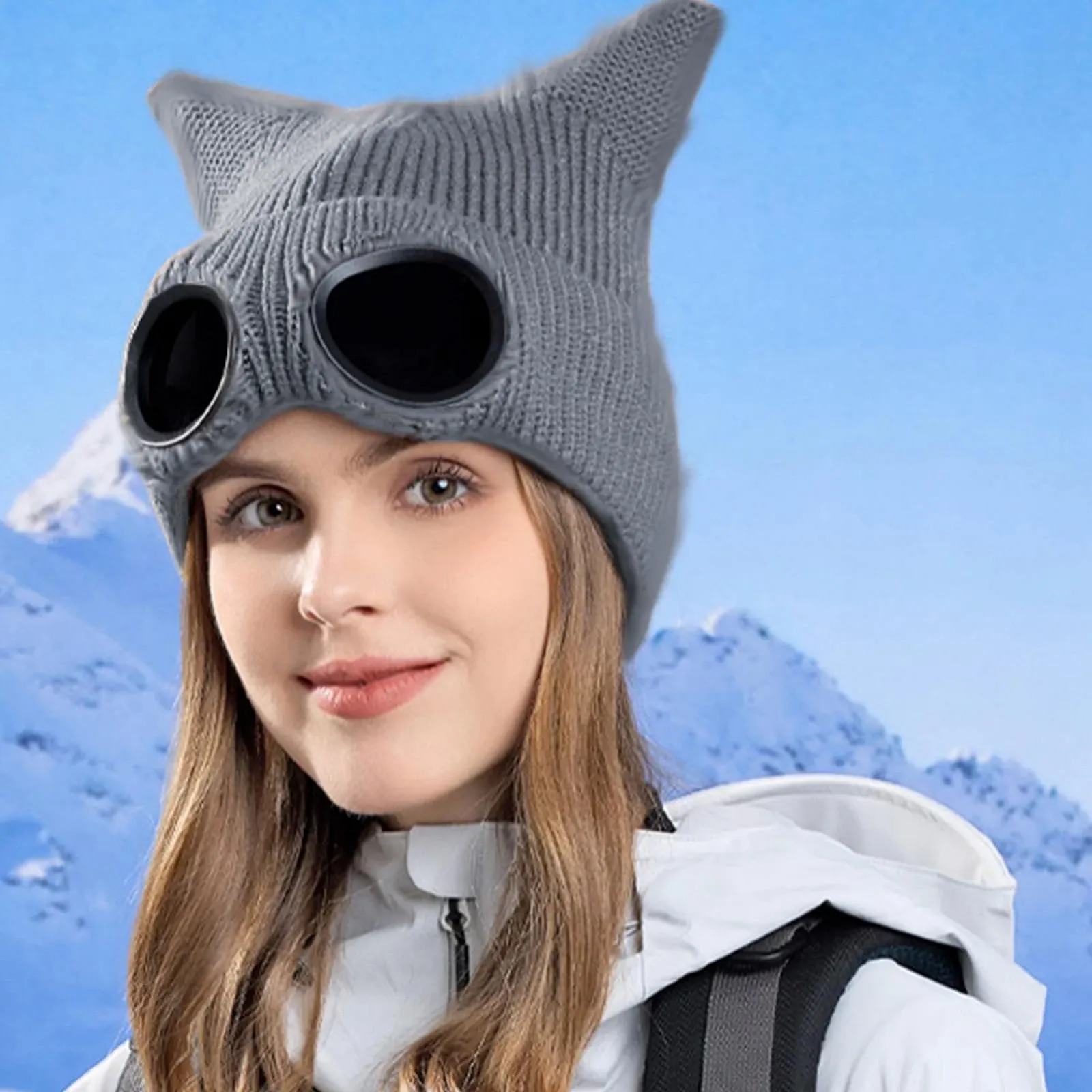 Шапка з окулярами Tanxemery, фото №2 Шапка з окулярами Tanxemery, фото №2