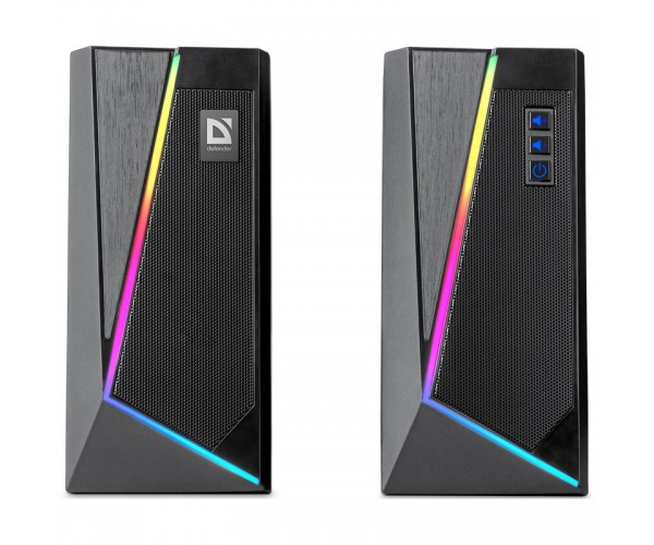 Акустична система 2.0 Defender Solar 3 10 Вт BT/Light USB, фото №1