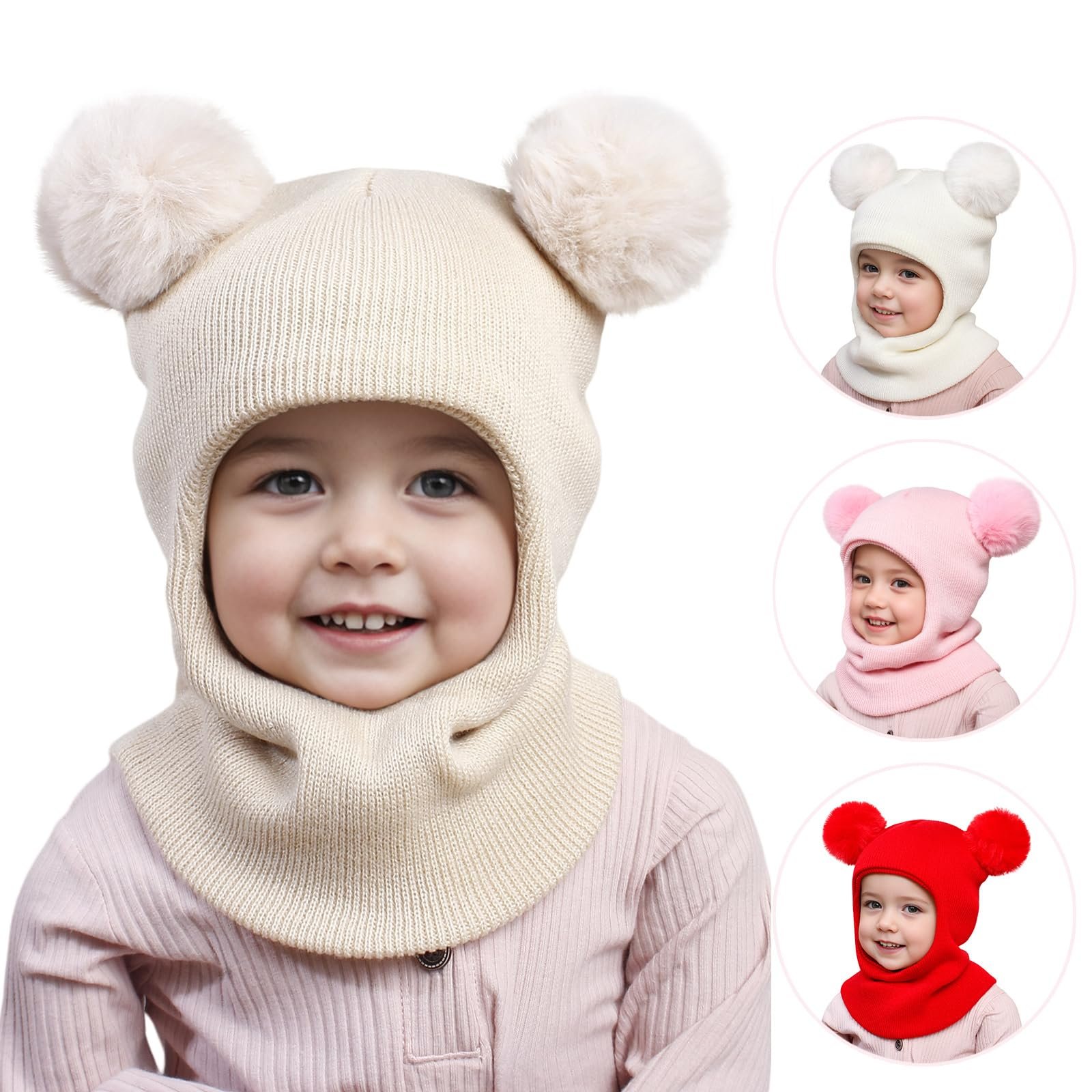 Дитяча зимова шапка Шарф, фото №1