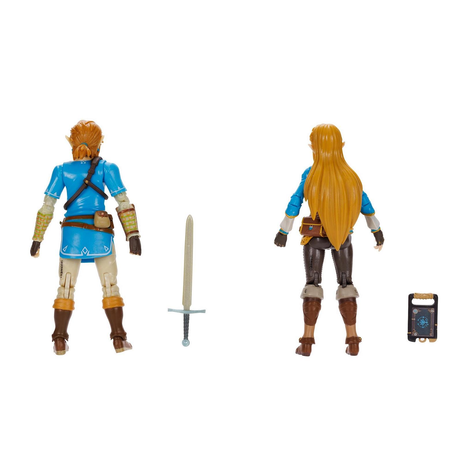 Фигурка Nintendo The Legend of Zelda Link и Zelda, 11 см, фото №4