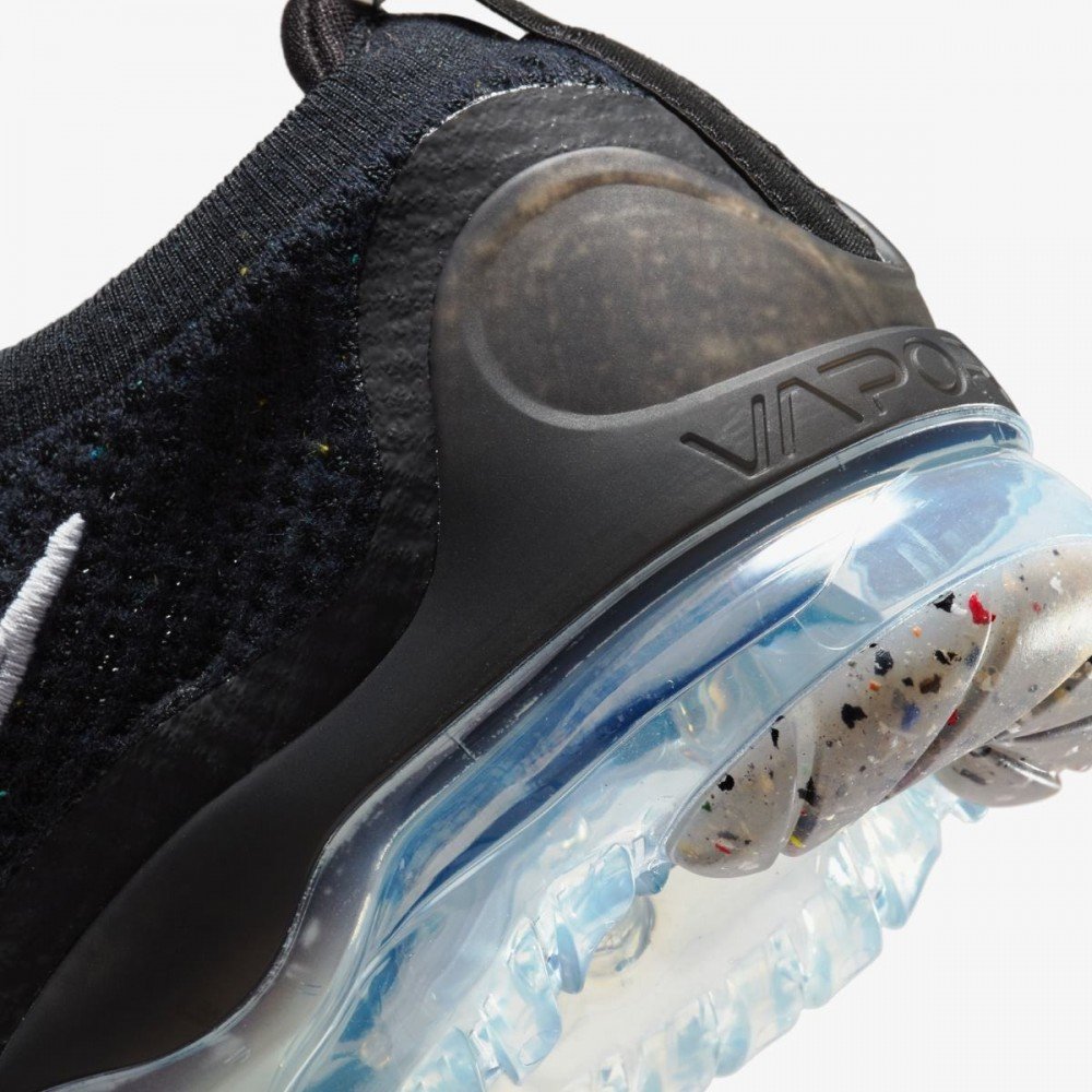 Кроссовки Nike Air VaporMax 2021 FK Black Metallic Silver 44, фото №4