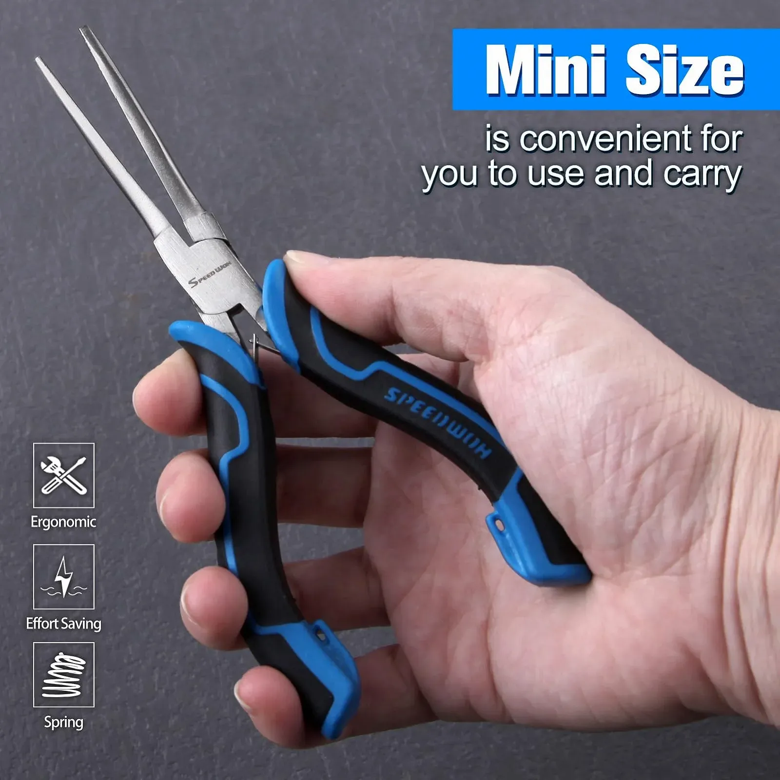 Набор мини-плоскогубцев SPEEDWOX 6 шт. - Иглогубцы, боковые кусачки, иглогубцы, длинногубцы и линейные плоскогубцы для изготовления ювелирных изделий, бисероплетения, фото №3 Набор мини-плоскогубцев SPEEDWOX 6 шт. - Иглогубцы, боковые кусачки, иглогубцы, длинногубцы и линейные плоскогубцы для изготовления ювелирных изделий, бисероплетения, фото №3