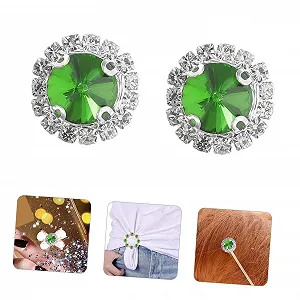 Стрази Круглі Зелені, 20 шт synthetic.ua - Фото 1