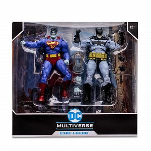Фігурка McFarlane DC Multiverse, Бізарро та Бетзарро, 18 см, шарнірна, база-підставка, аксесуари та колекційні картки synthetic.ua - Фото 1