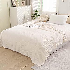 Покривало для дивану Фланелева Бежевий, 150 x 200 см synthetic.ua - Фото 1