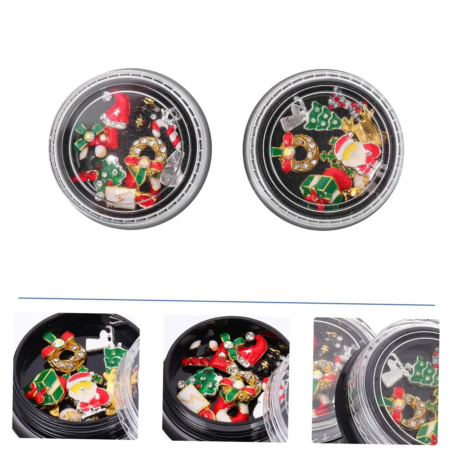 Украшение для ногтей Тип Рождественский Стразы для маникюра для праздничного дизайна, фото №4