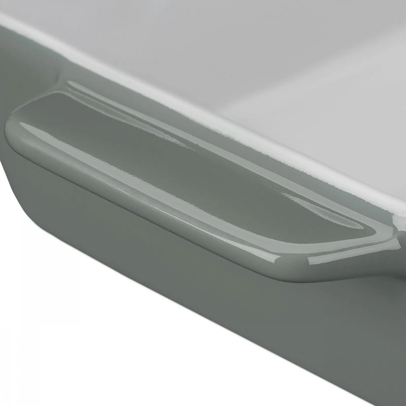 Набір форм для запікання Relaxdays 3 штуки керамічні прямокутні Grey/White 6 x 33 x 20 сантиметрів, фото №6