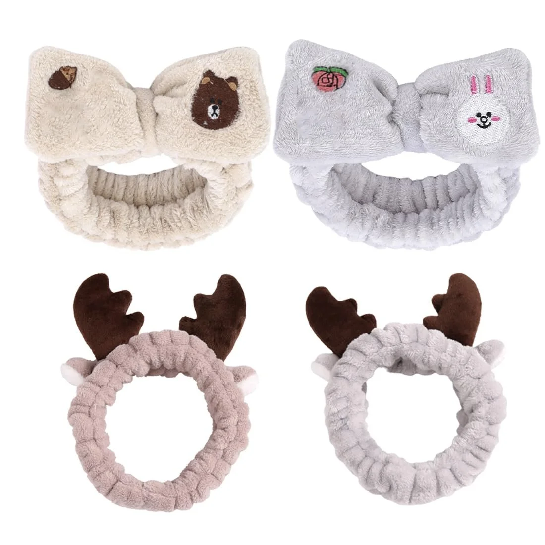 Набір з 5 пов'язок для волосся для макіяжу, фото №1