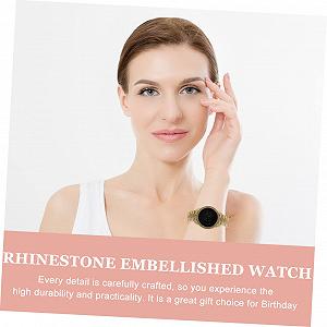 Женские наручные часы Healvian с LED цифровым дисплеем для праздничных событий, декоративные часы с точным механизмом для особых случаев synthetic.ua - Фото 1