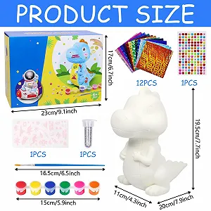 Скарбничка Динозавр DIY Набір для творчості synthetic.ua - Фото 1