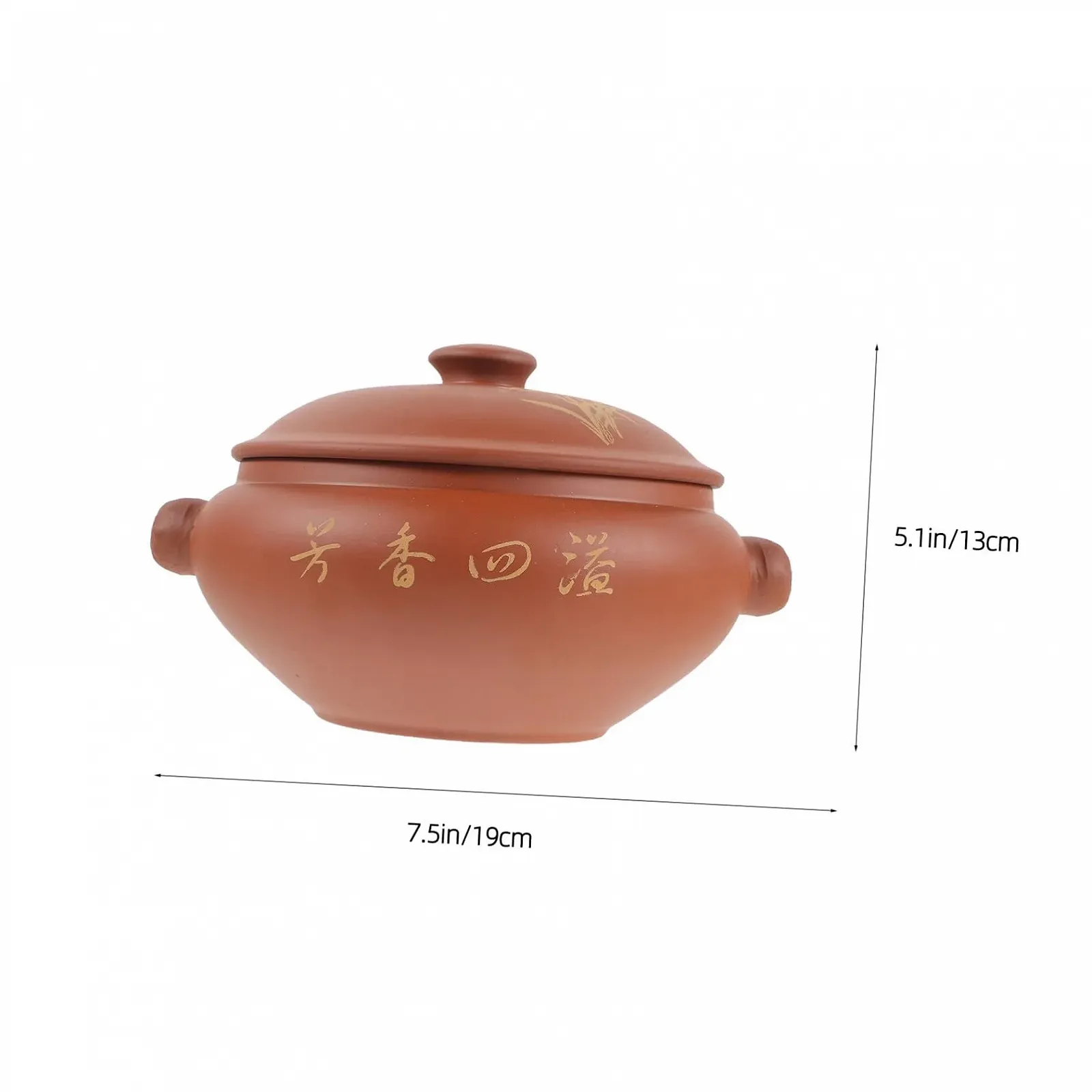 Пароварка Toyvian керамическая с крышкой термостойкая в традиционном стиле, фото №4