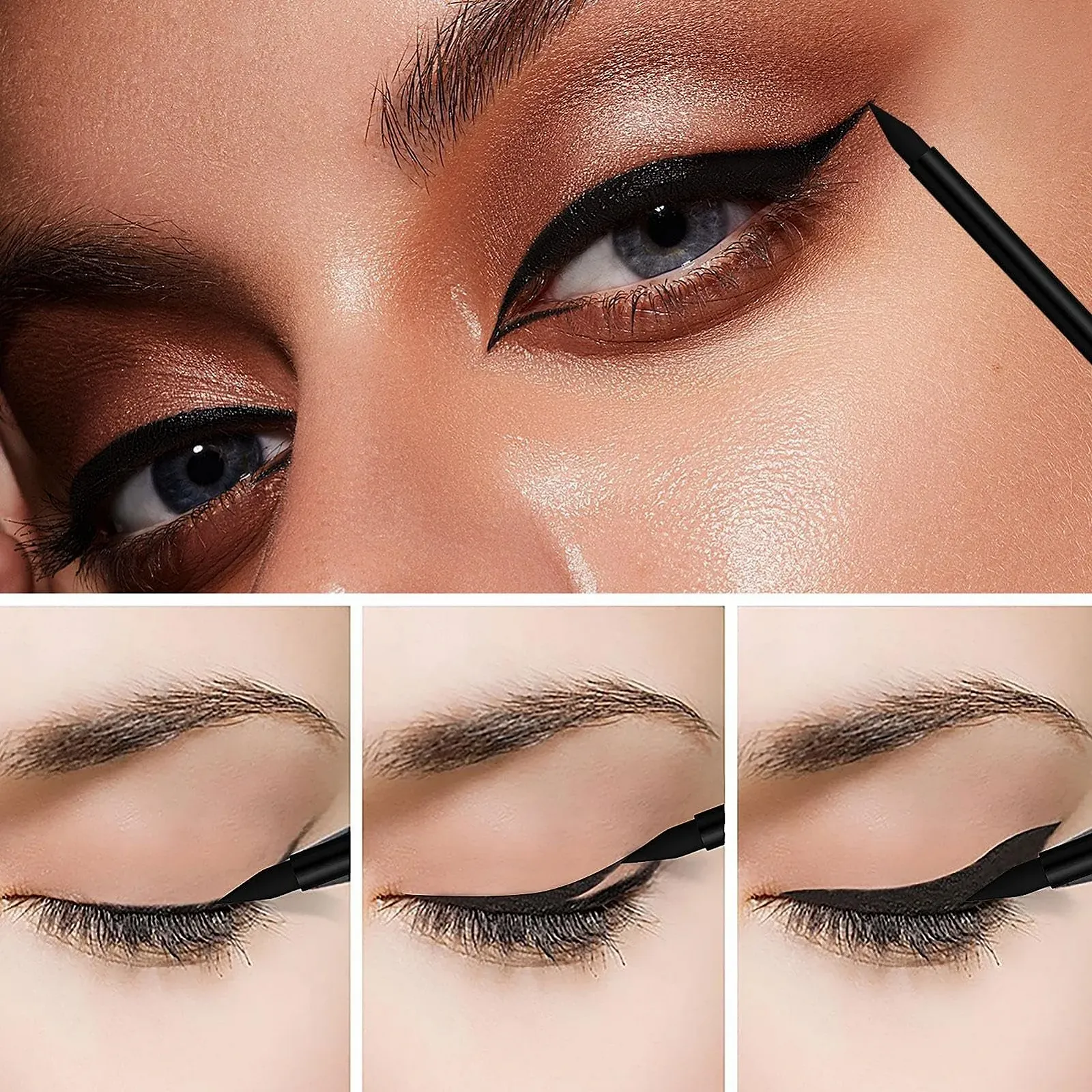 Водостійка рідка Підводка для очей, матова пігментована, фото №5 Водостійка рідка Підводка для очей, матова пігментована, фото №5