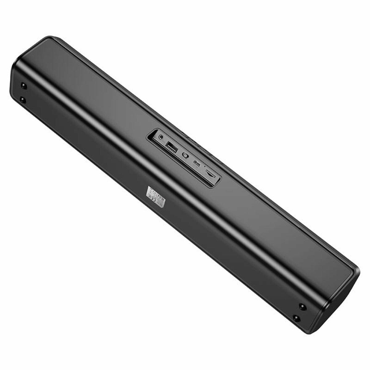 Портативна колонка HOCO BS49 Dazzling sound desktop wireless speaker Black, фото №2