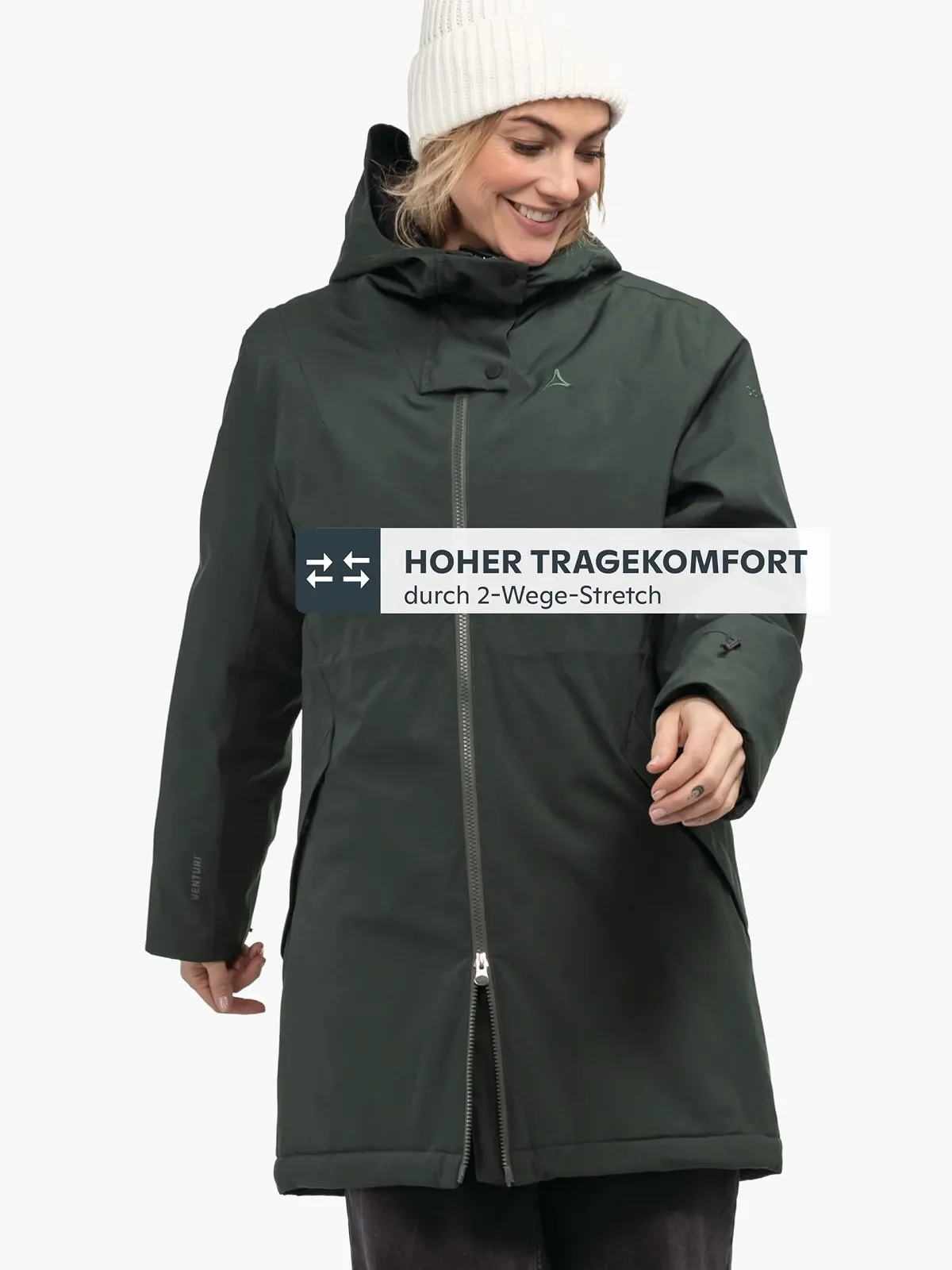 Жіноча Парка Schöffel Crivat WMS Водонепроникна та дихаюча Зимова, фото №4 Жіноча Парка Schöffel Crivat WMS Водонепроникна та дихаюча Зимова, фото №4