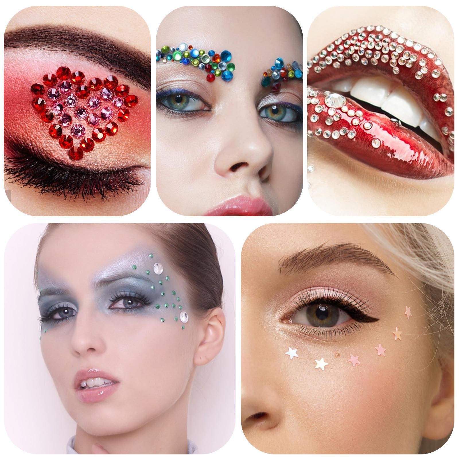 Стразы для ногтей 4200 штук Разноцветные, фото №7