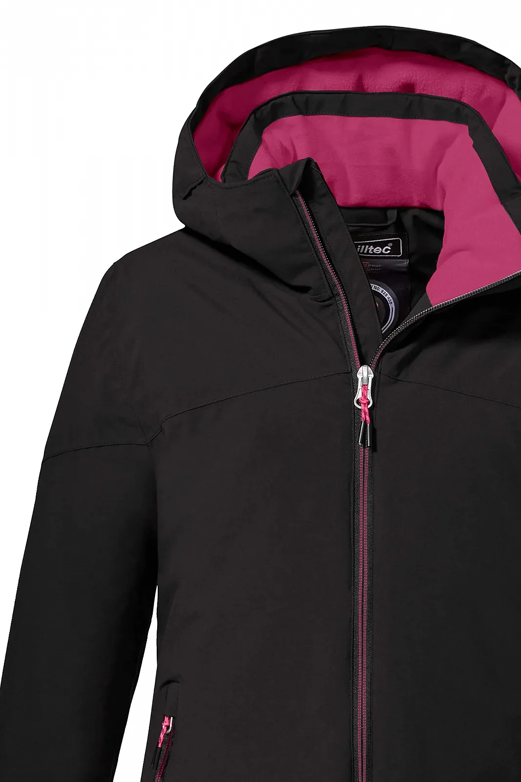 Куртка для девочек Killtec Kow 198 Grls Outdoor с капюшоном, фото №4