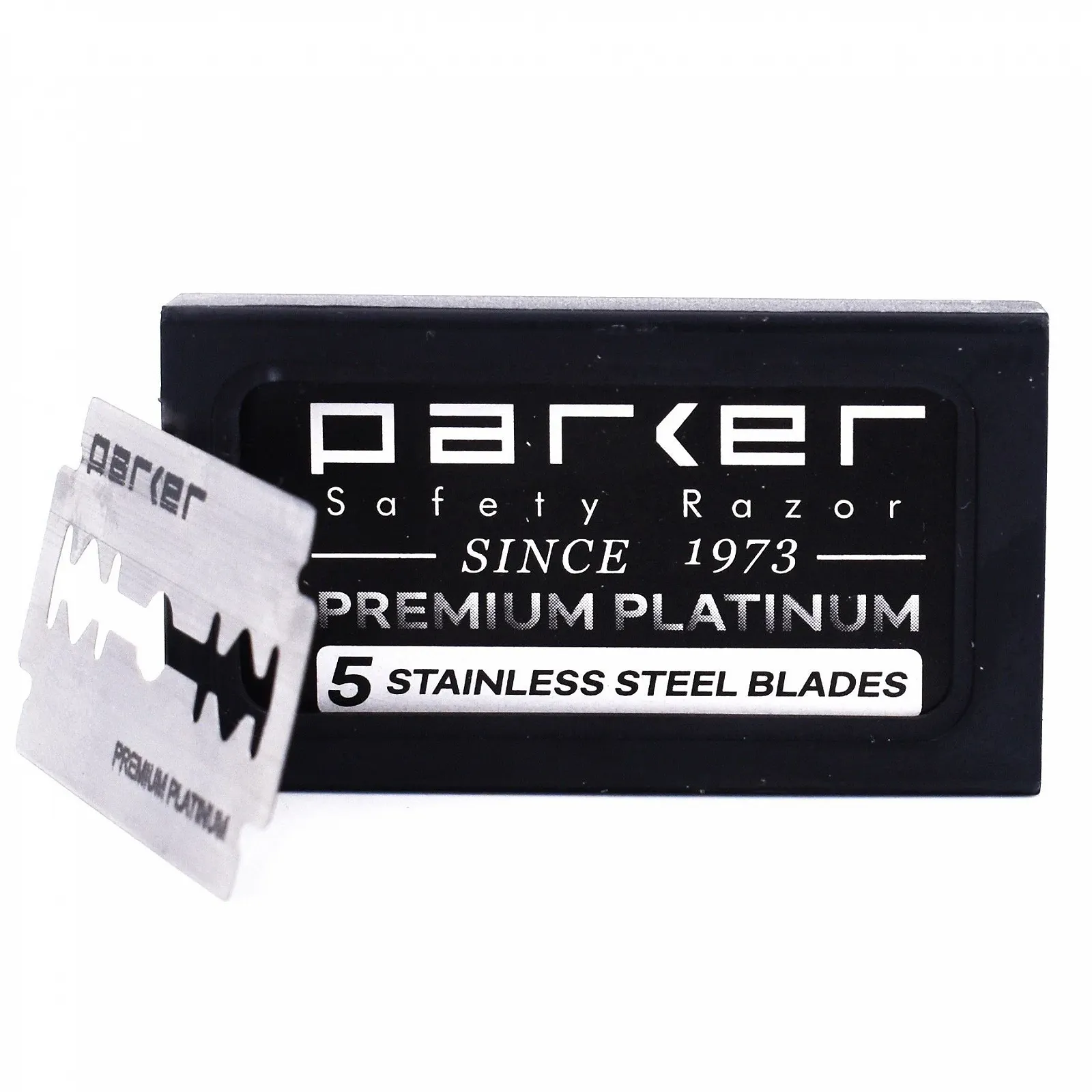 Лезвия для безопасной бритвы Parker Double Edge Platinum Tungsten Chrome 100 шт., фото №5