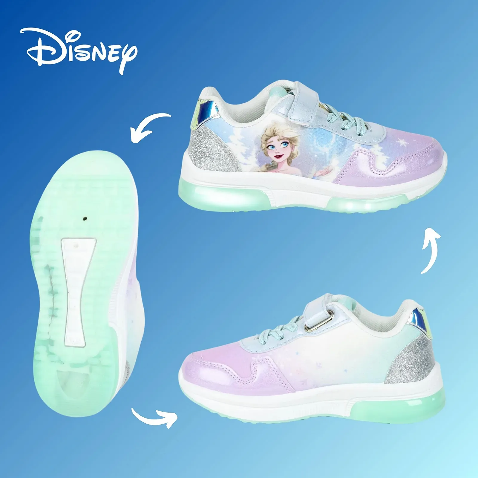 Кроссовки Disney Frozen ELSA для девочек, размеры EU 25 до 32, фото №3