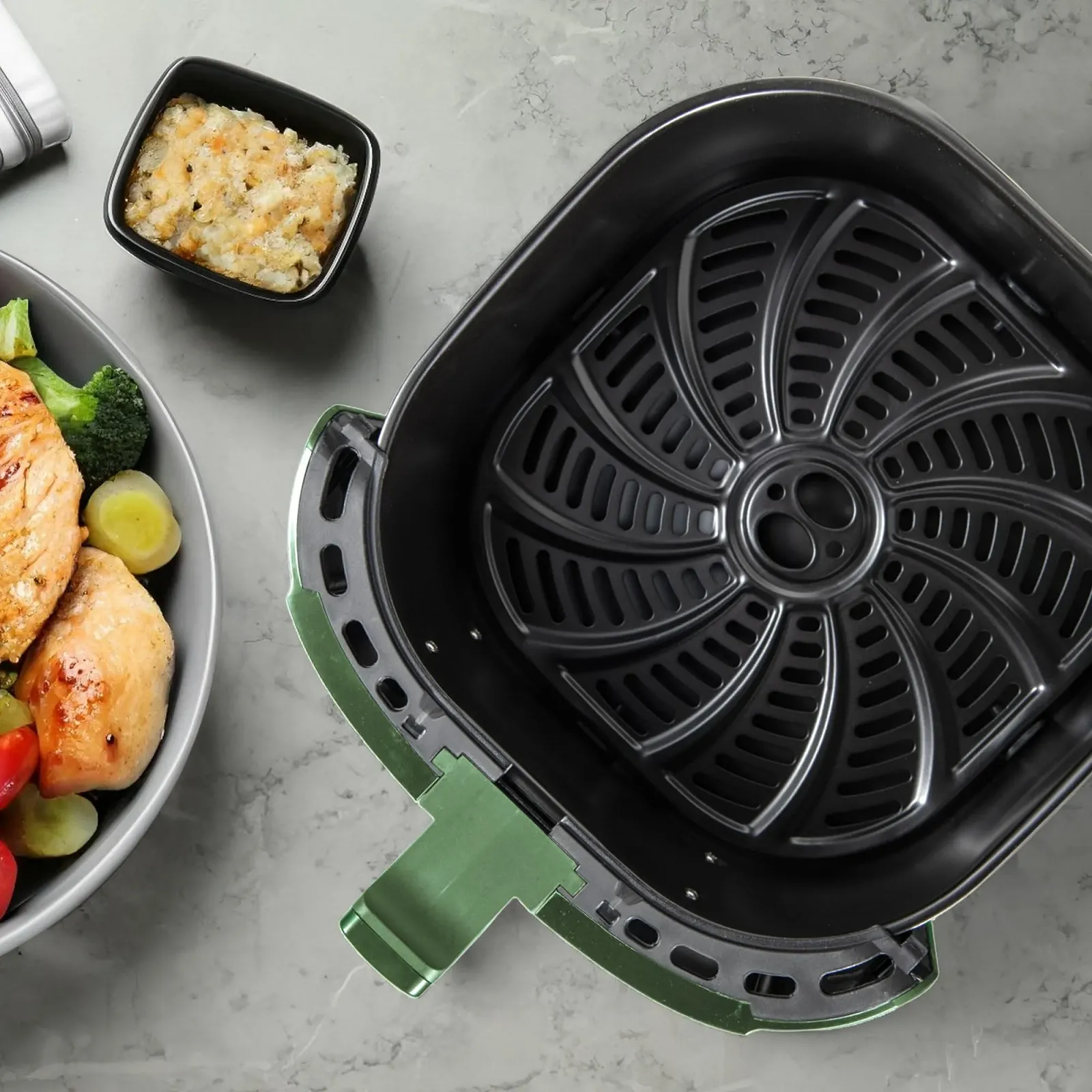 Мультипечь BERGNER Midnight 1800 W 6.9 л 8 программ Керамическое покрытие 80-200 °C Без PFAS, фото №5 Мультипечь BERGNER Midnight 1800 W 6.9 л 8 программ Керамическое покрытие 80-200 °C Без PFAS, фото №5