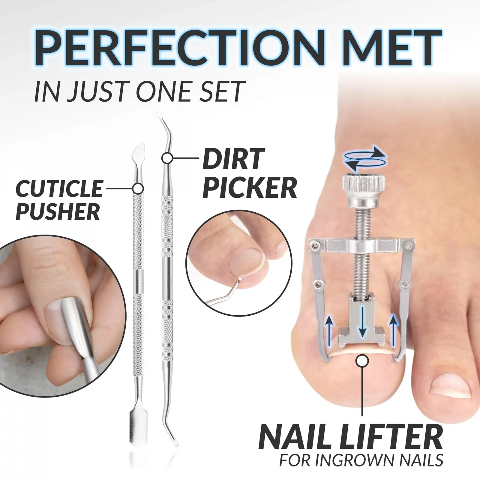 Набір для догляду за ногами marQus, 8 предметів, фото №5