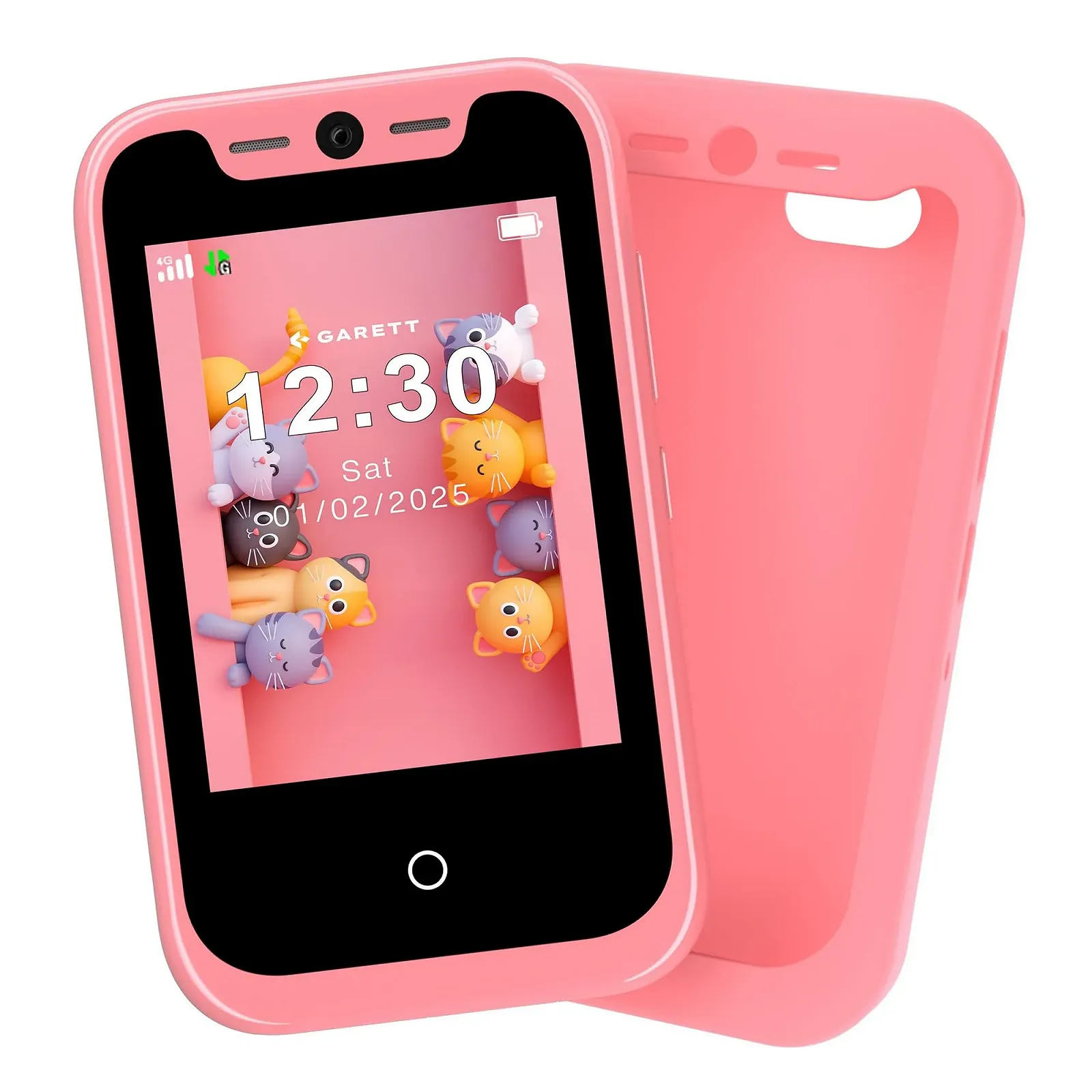 Смартфон для детей Garett OneKid 2.8" IPS 16GB 2 Cameras 4G LTE GPS SOS Pink, фото №3 Смартфон для детей Garett OneKid 2.8" IPS 16GB 2 Cameras 4G LTE GPS SOS Pink, фото №3