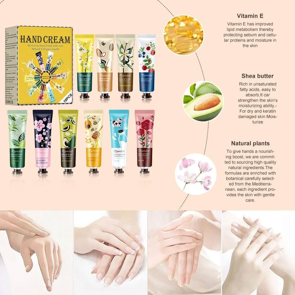 Крем для рук Набір кремів для рук Подарунковий 10 шт, фото №2