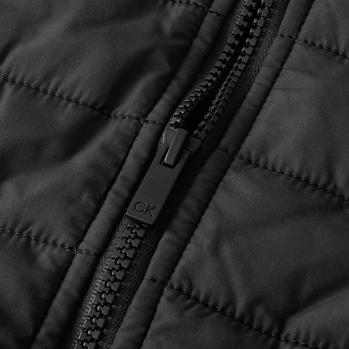Куртка Calvin Klein Hybrid Quilted Fleece Funnel Neck мужская, фото №4