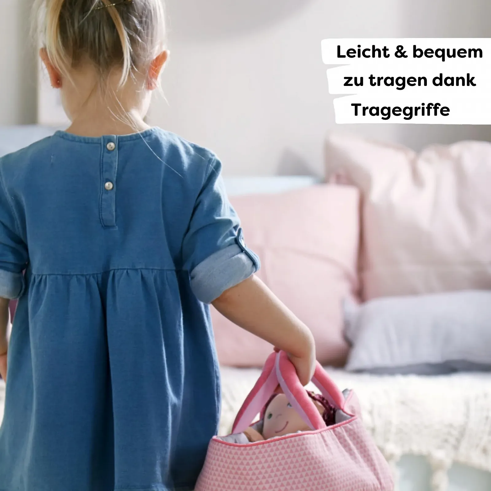 Сумка-переноска для ляльки HABA Рожева, фото №5 Сумка-переноска для ляльки HABA Рожева, фото №5