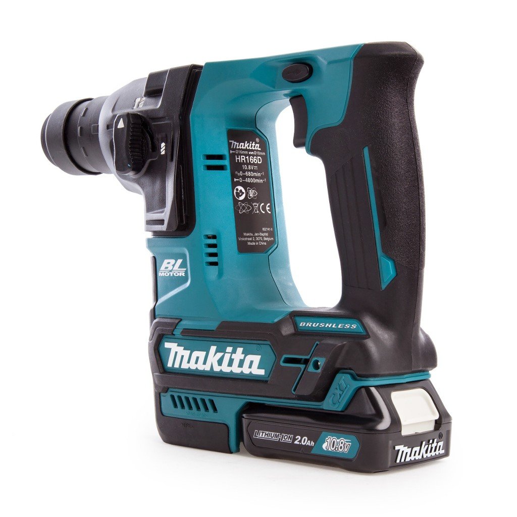 Перфоратор Makita DHR171RTJ Бесщеточный 2 Функции с 2 Батареями 18 В 5 Ач Черный/Синий 3 кг, фото №3